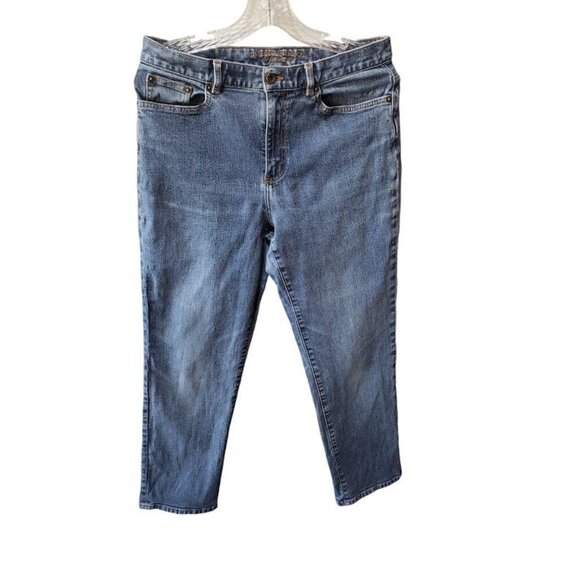 Lauren Jeans Co. Women's Denim Jeans Size 8 Straight Leg - Picture 1 of 10
